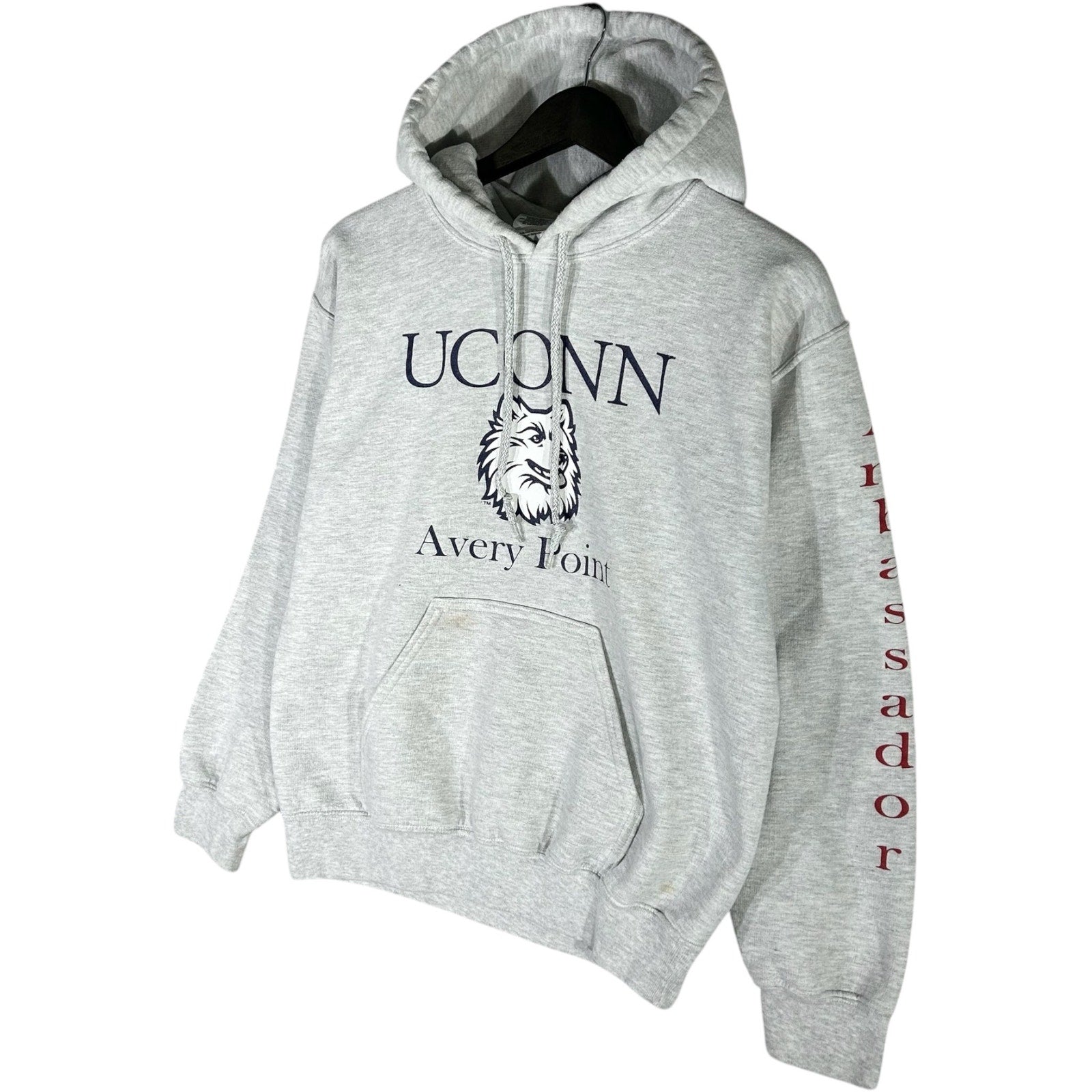 Collection of Uconn Avery Point Spell-Out Hoodie in a gallery layout