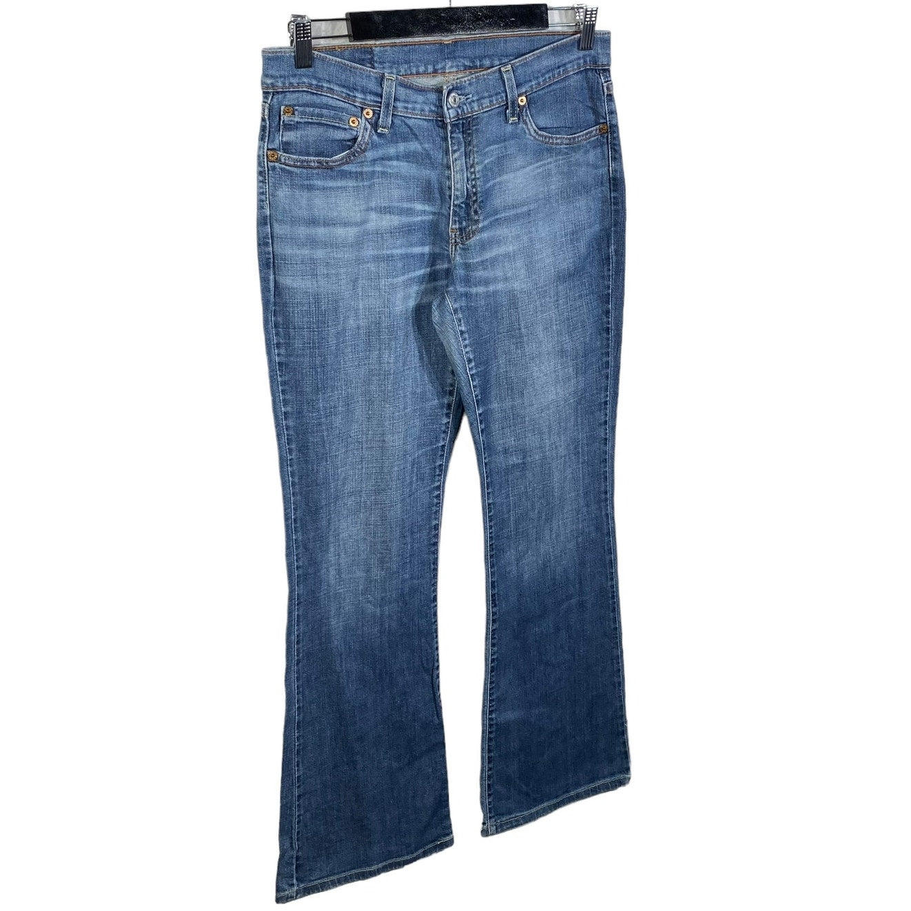 Collection of Women's Levi's Denim Boot Cut Jeans 31x31 in a gallery layout