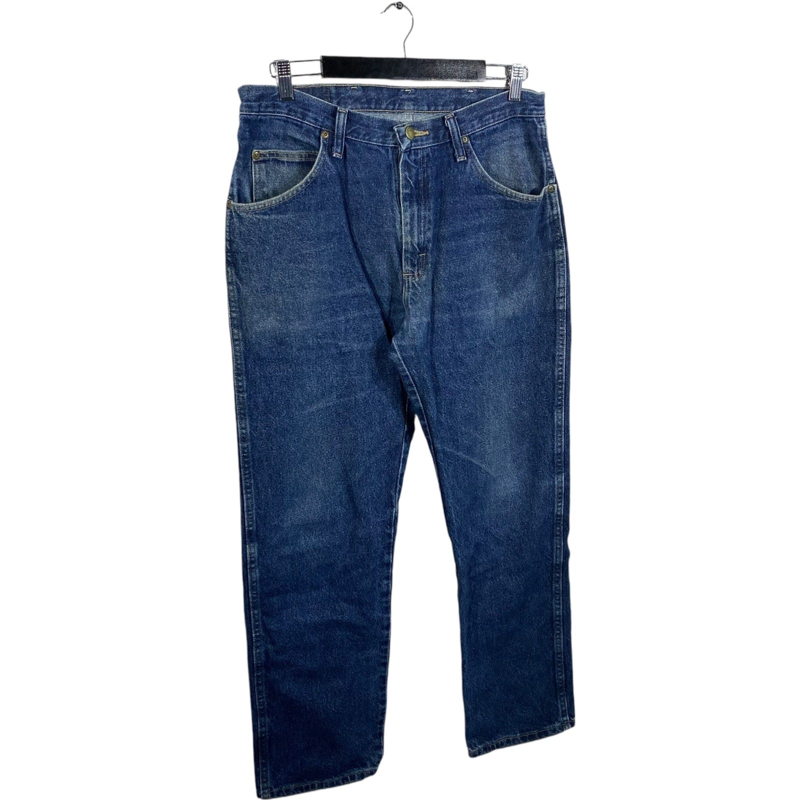 Collection of Wrangler Denim Straight Leg Jeans in a gallery layout