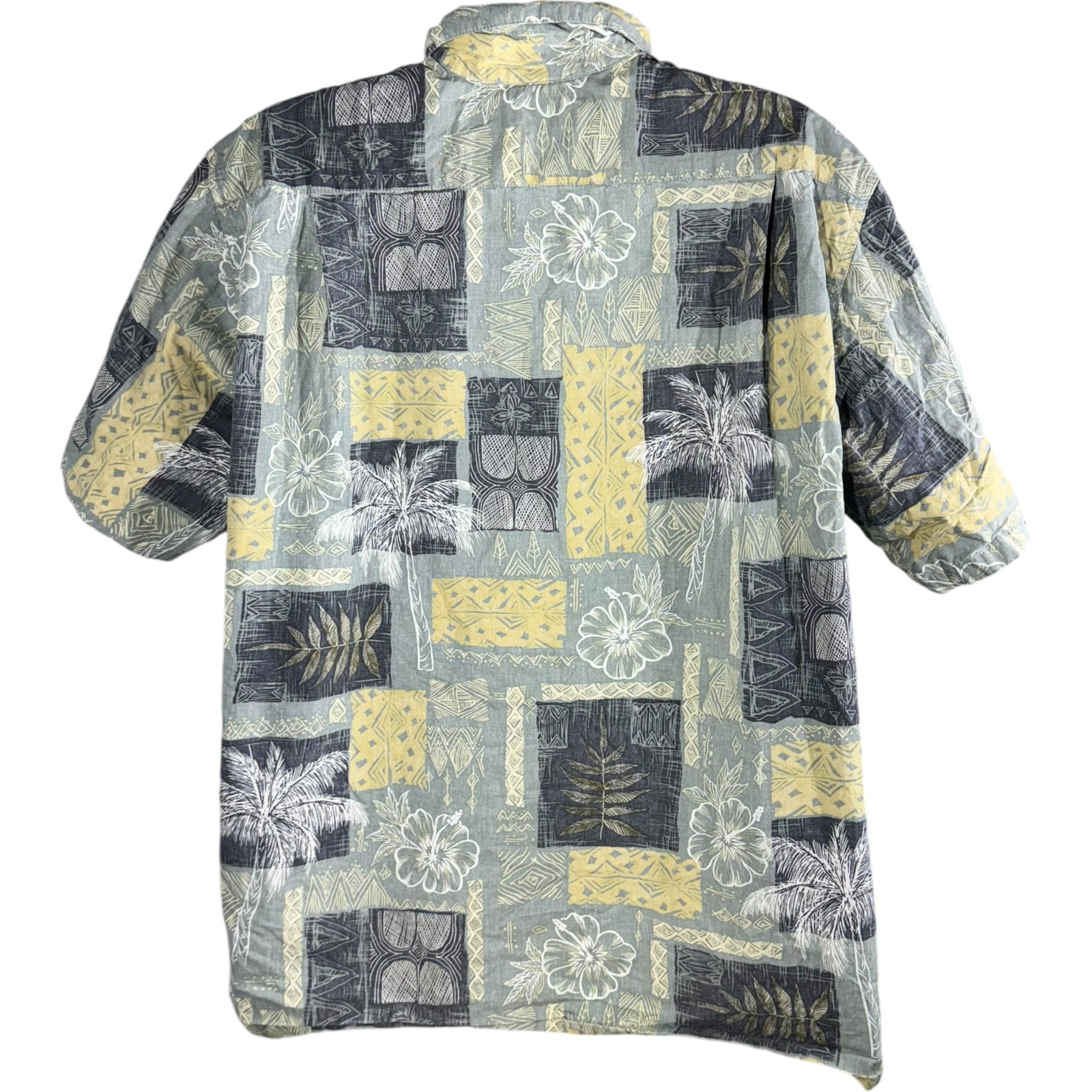 Collection of Floral Hawaiian Short Sleeve Button Up in a gallery layout