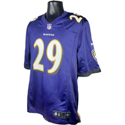 Collection of Nike NFL On Field Baltimore Ravens Justin Forsett 29 Jersey in a gallery layout