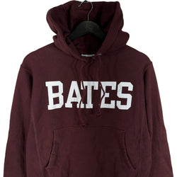 Collection of Champion "Bates" College Spellout Hoodie in a gallery layout