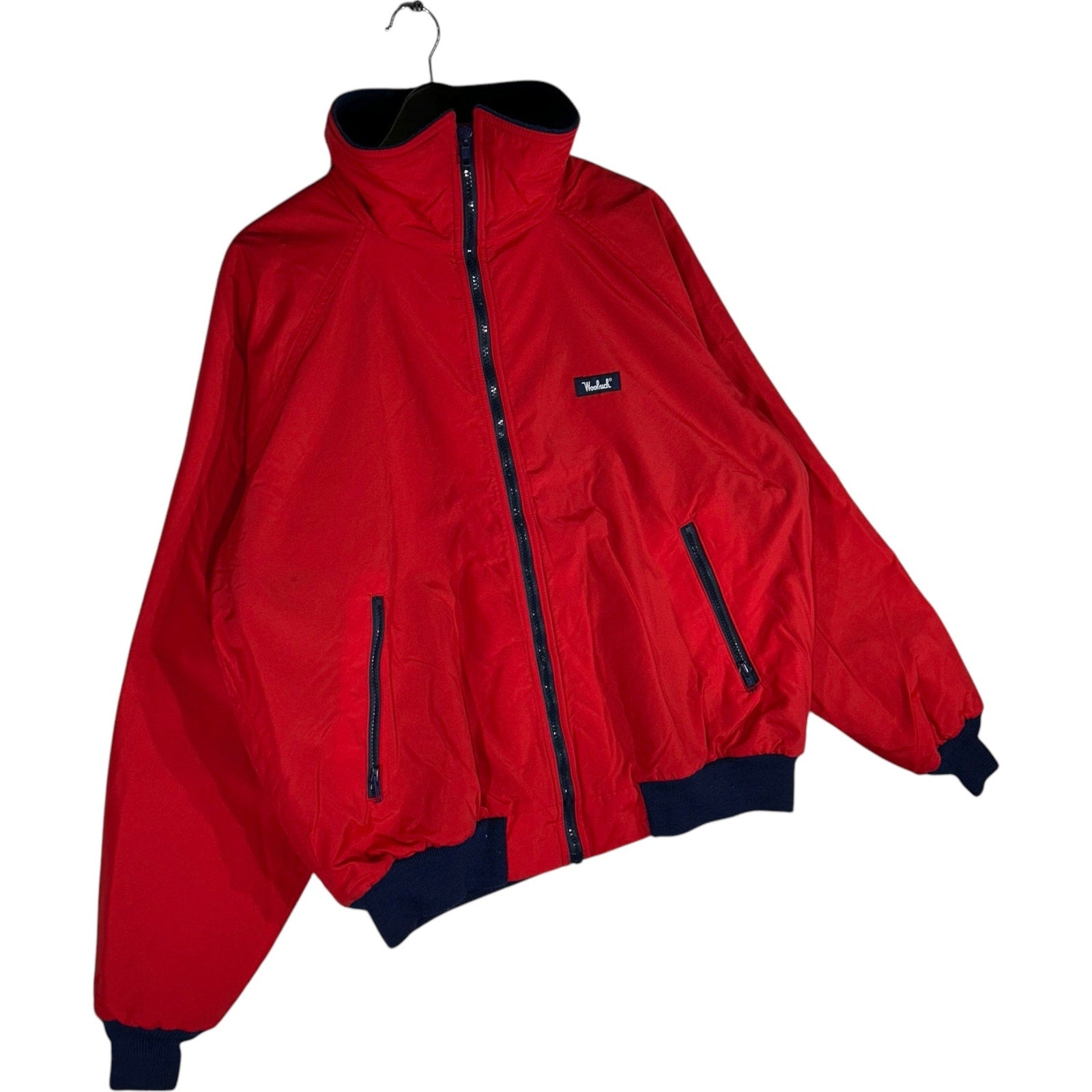 Collection of Vintage Woolrich Nylon Fleece Lined Full Zip Made in USA Jacket in a gallery layout