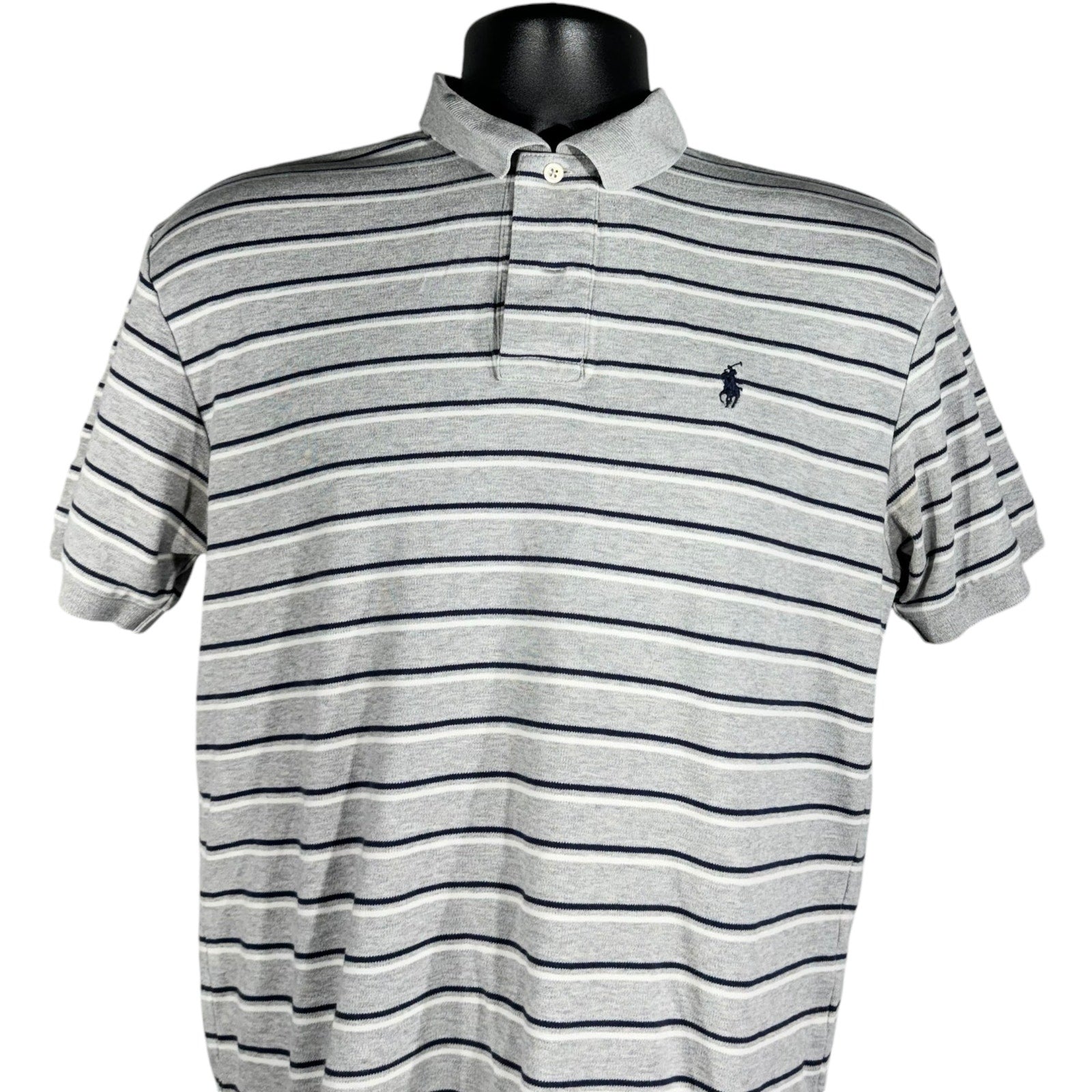 Collection of Polo Ralph Lauren Striped Short Sleeve Polo in a gallery layout