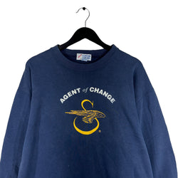 Collection of Vintage Jerzees "Agent Of Change" Crewneck in a gallery layout