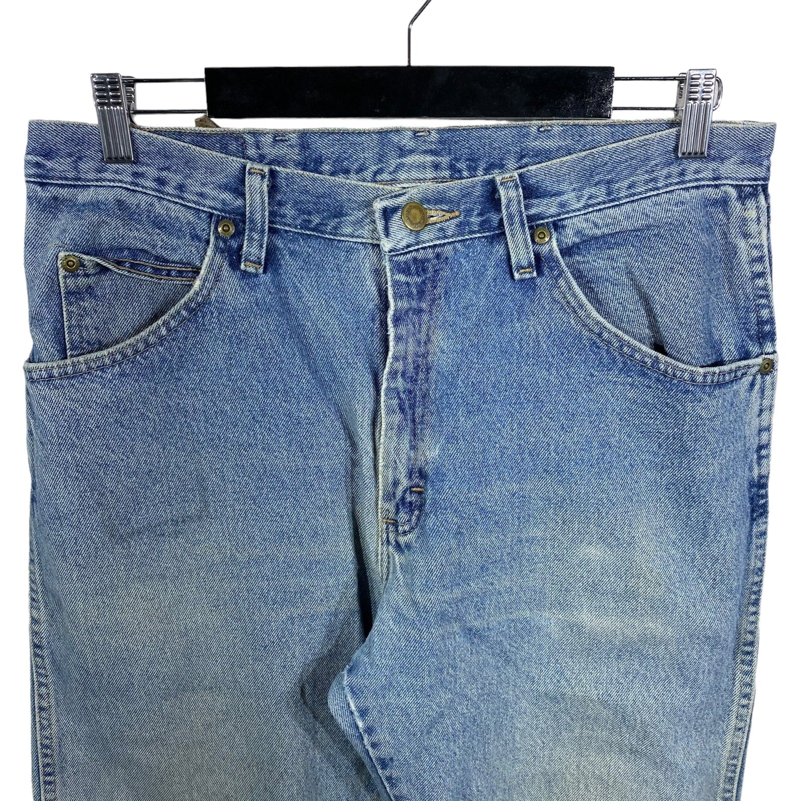 Collection of Wrangler Zip Fly Straight Leg Denim Pants in a gallery layout