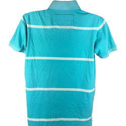 Collection of Abercrombie & Fitch Striped Short Sleeve Polo in a gallery layout