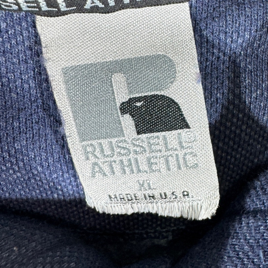 Collection of Russell Athletic Long Sleeve Henley Tee in a gallery layout