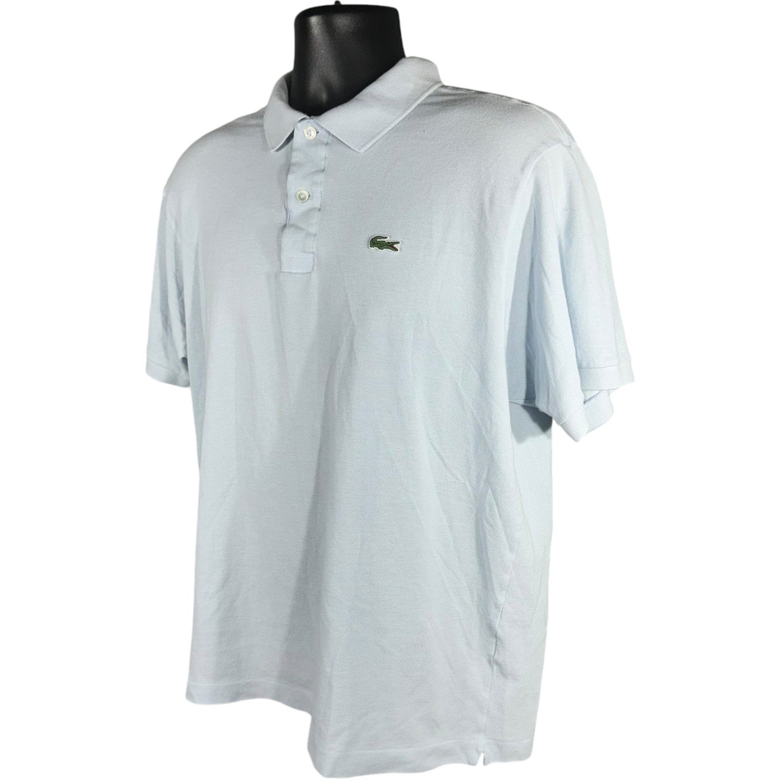 Collection of Lacoste 2 Button Short Sleeve Polo in a gallery layout