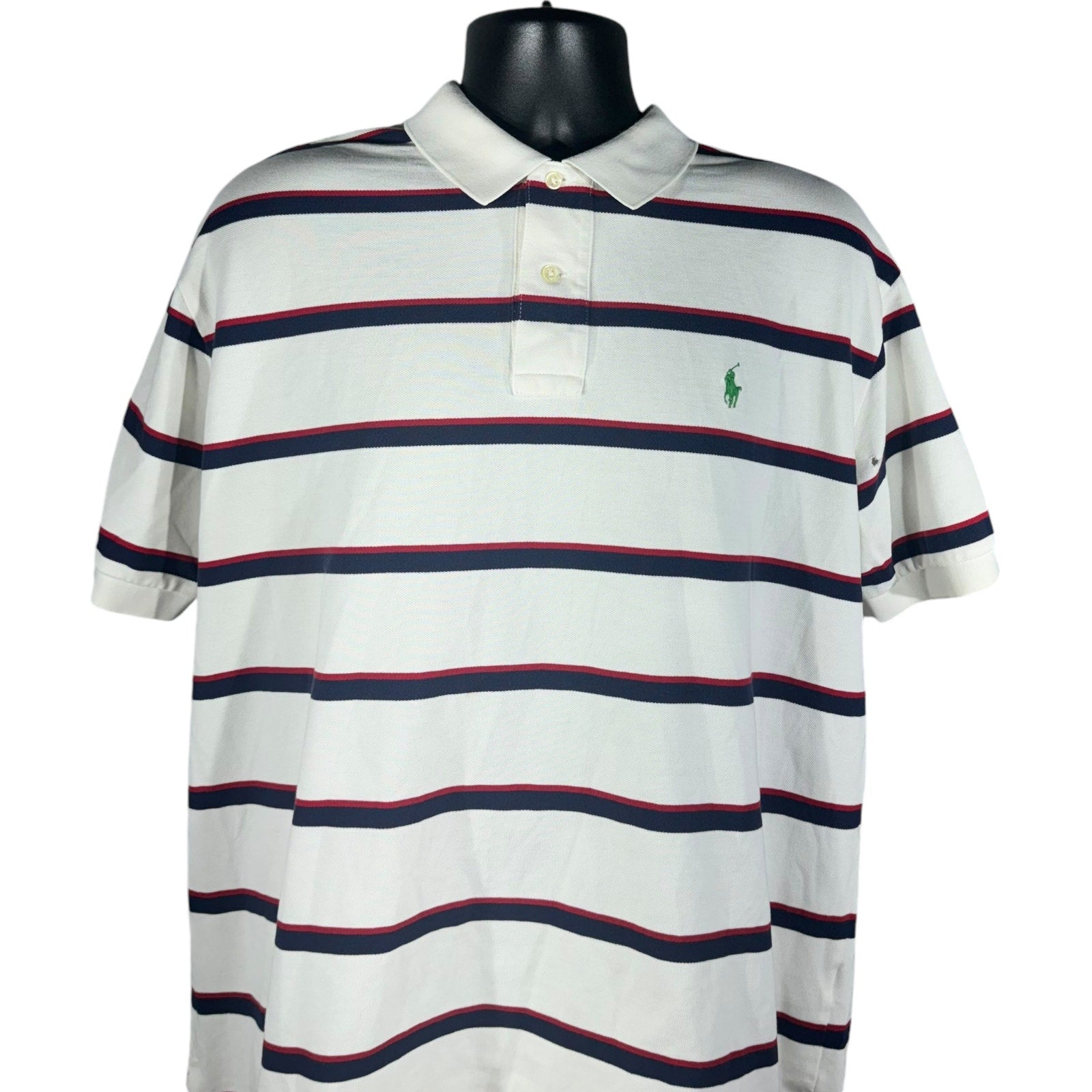 Collection of Polo Ralph Lauren Striped Short Sleeve Polo in a gallery layout