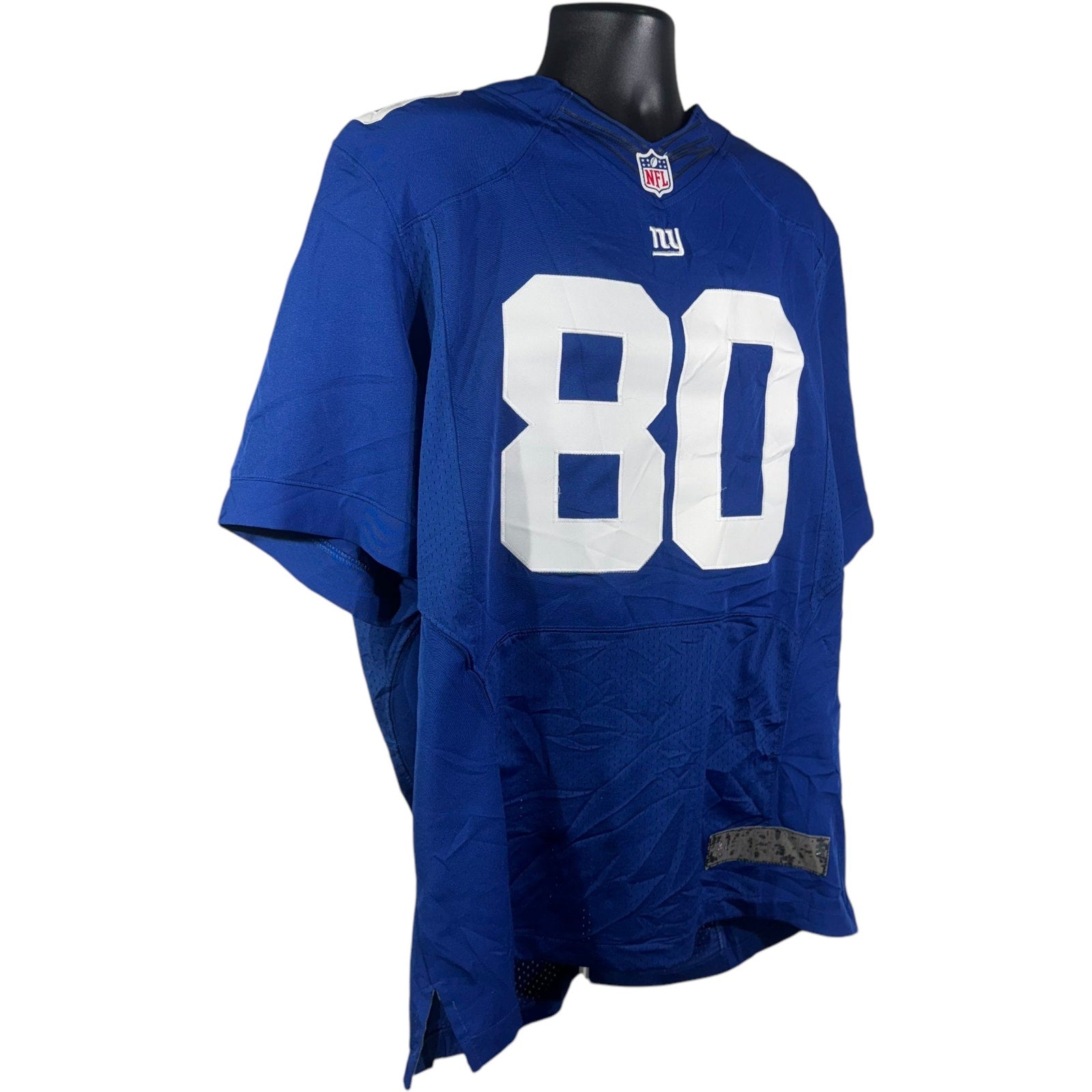 Collection of Nike New York Giants #80 Victor Cruz NFL Jersey in a gallery layout