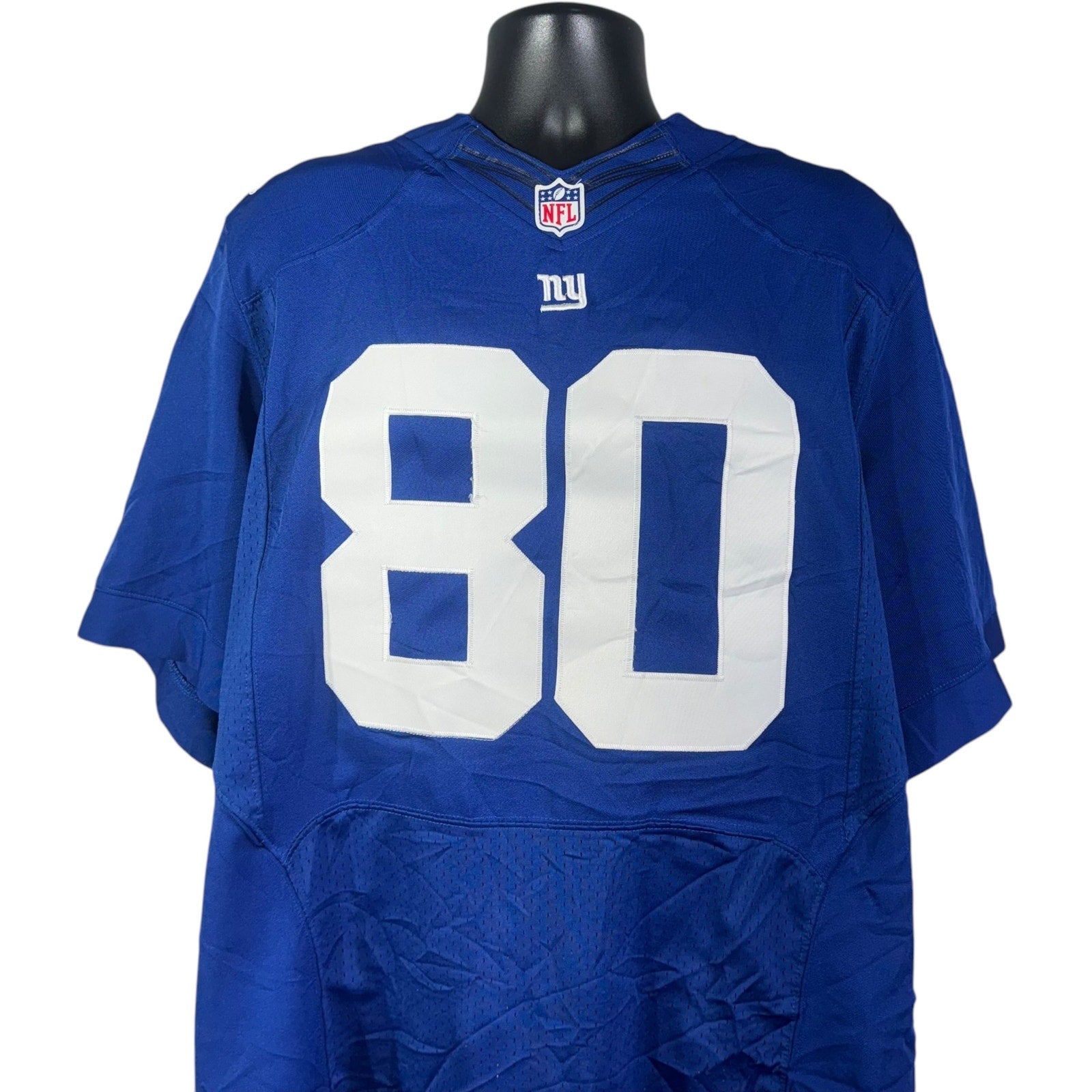 Collection of Nike New York Giants #80 Victor Cruz NFL Jersey in a gallery layout