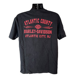 Collection of Harley Davidson Atlantic City Skull Tee in a gallery layout