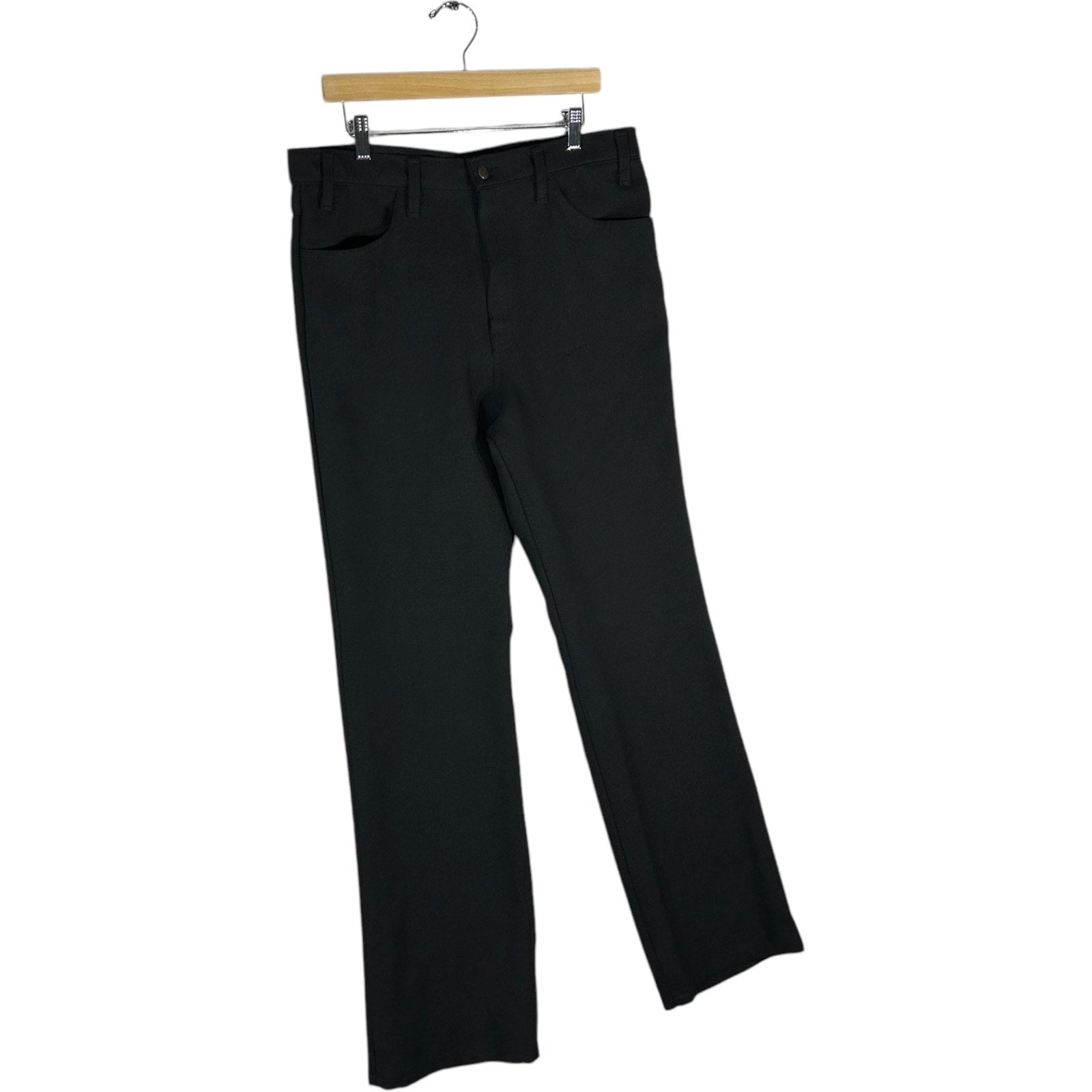Collection of Vintage Levi's 100% Dacron Polyester Chino Pants 38 x 34 in a gallery layout
