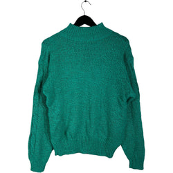 Collection of Women's Stamford Classics Mock Neck Cable Knit Sweater in a gallery layout