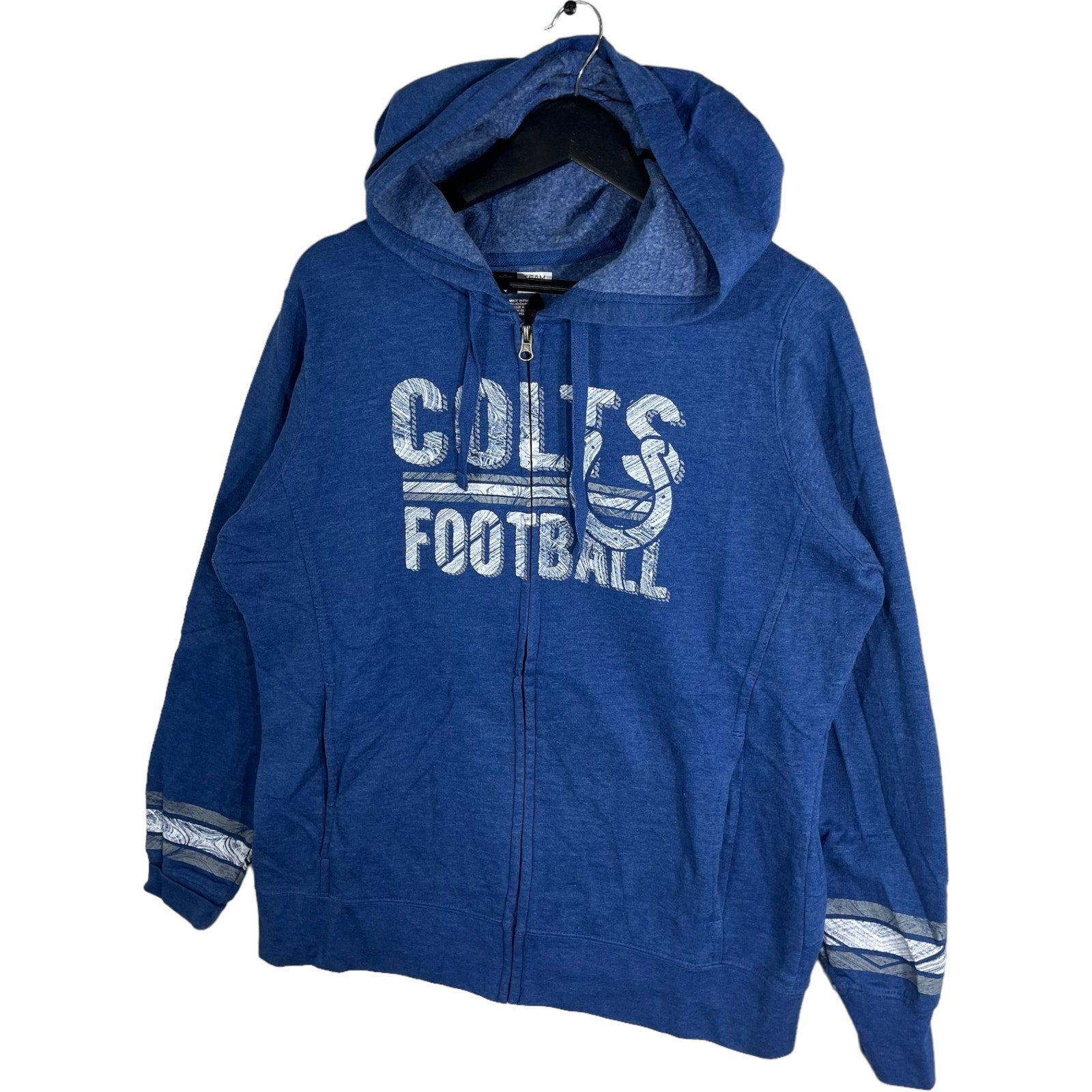 Collection of Womens NFL Indianapolis Colts Full Zip Hoodie in a gallery layout