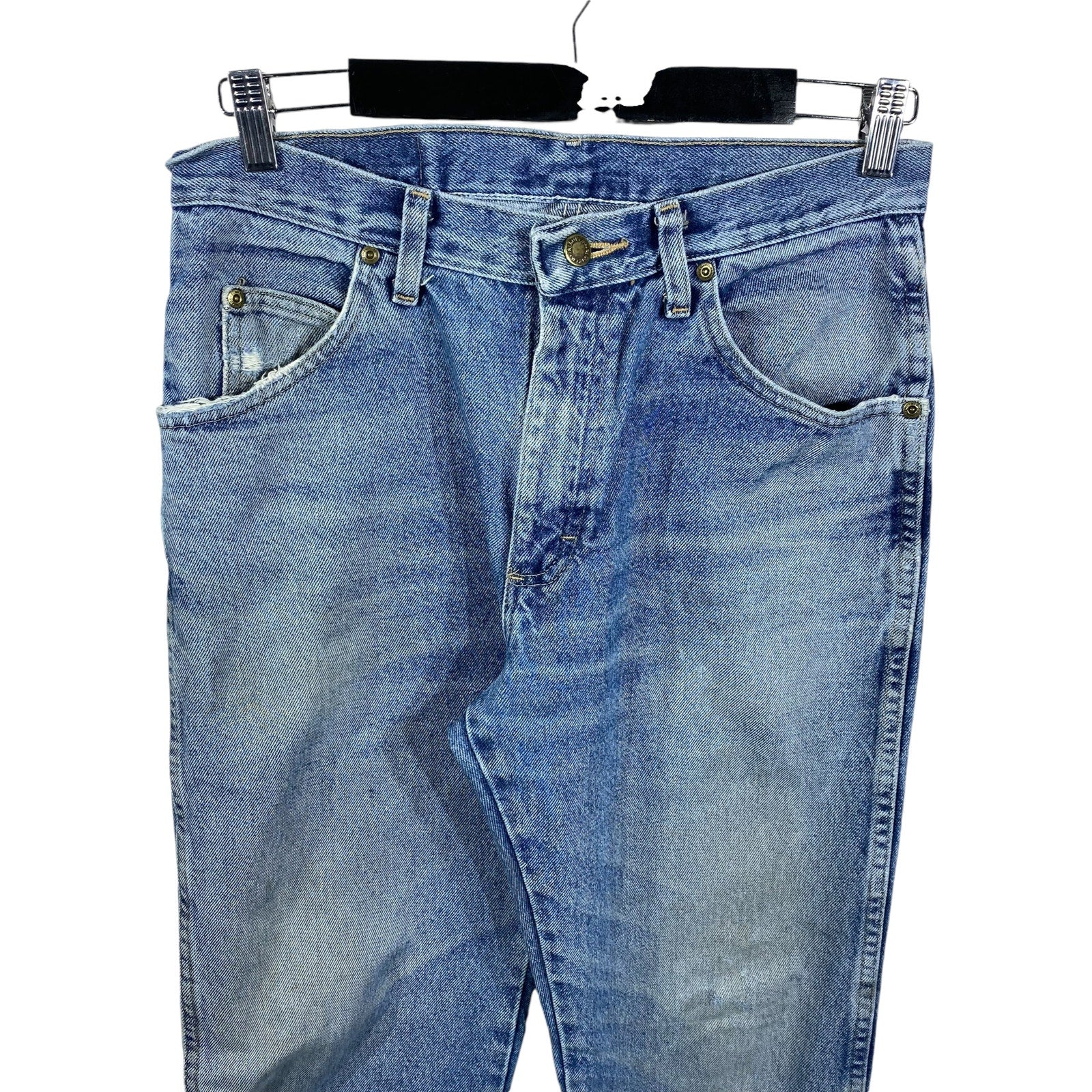 Collection of Wrangler Denim Straight Leg Jeans in a gallery layout