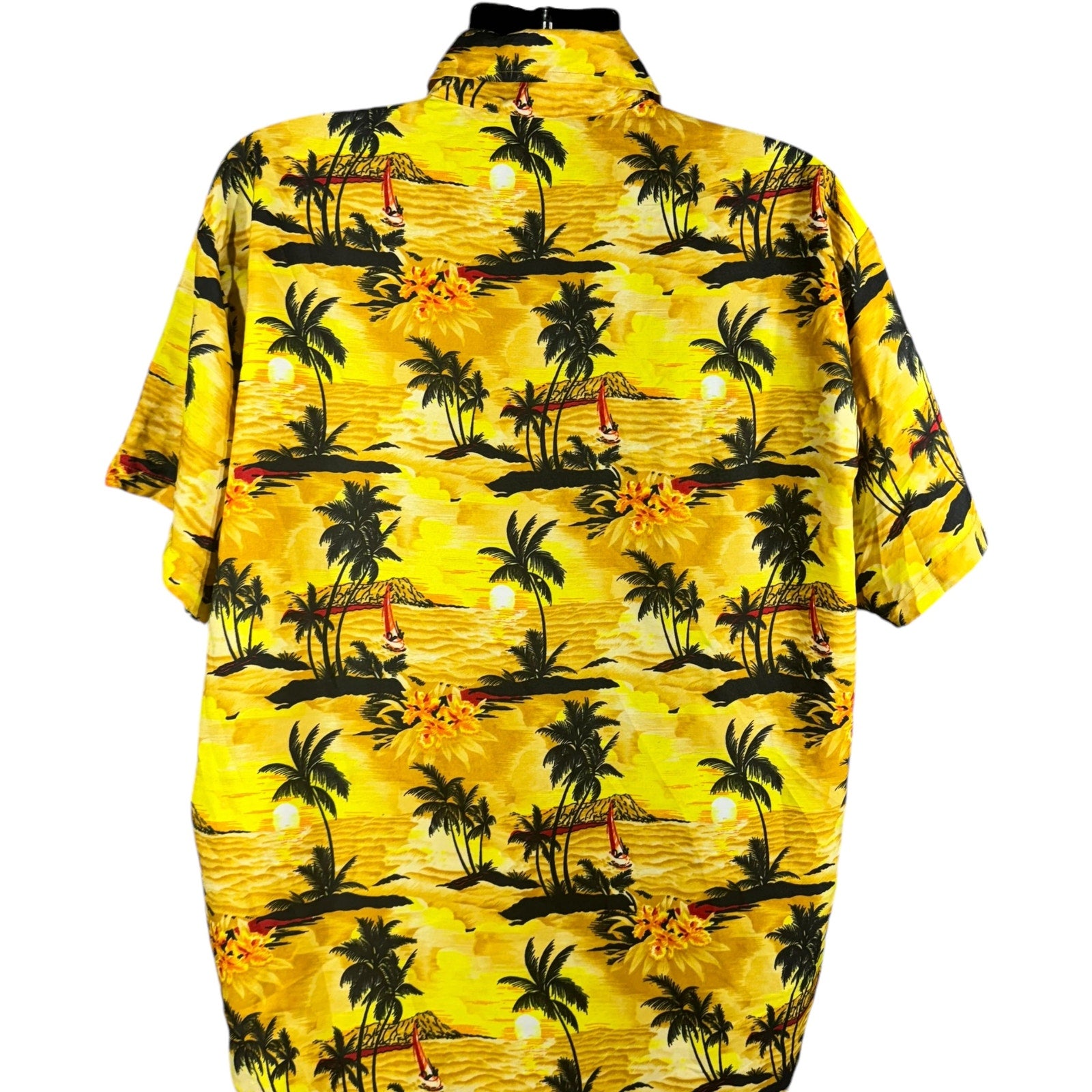 Collection of Tropical Hawaiian Short Sleeve Button Up in a gallery layout