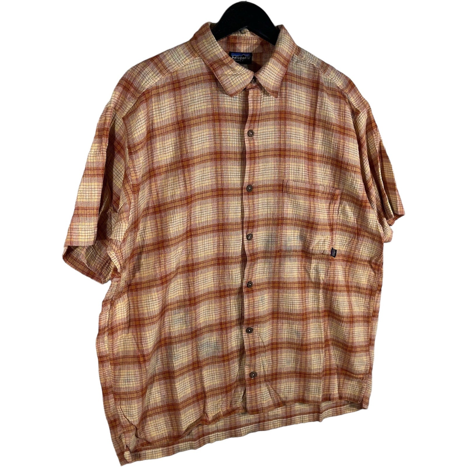 Collection of Patagonia Button Down Short Sleeve Plaid Shirt in a gallery layout