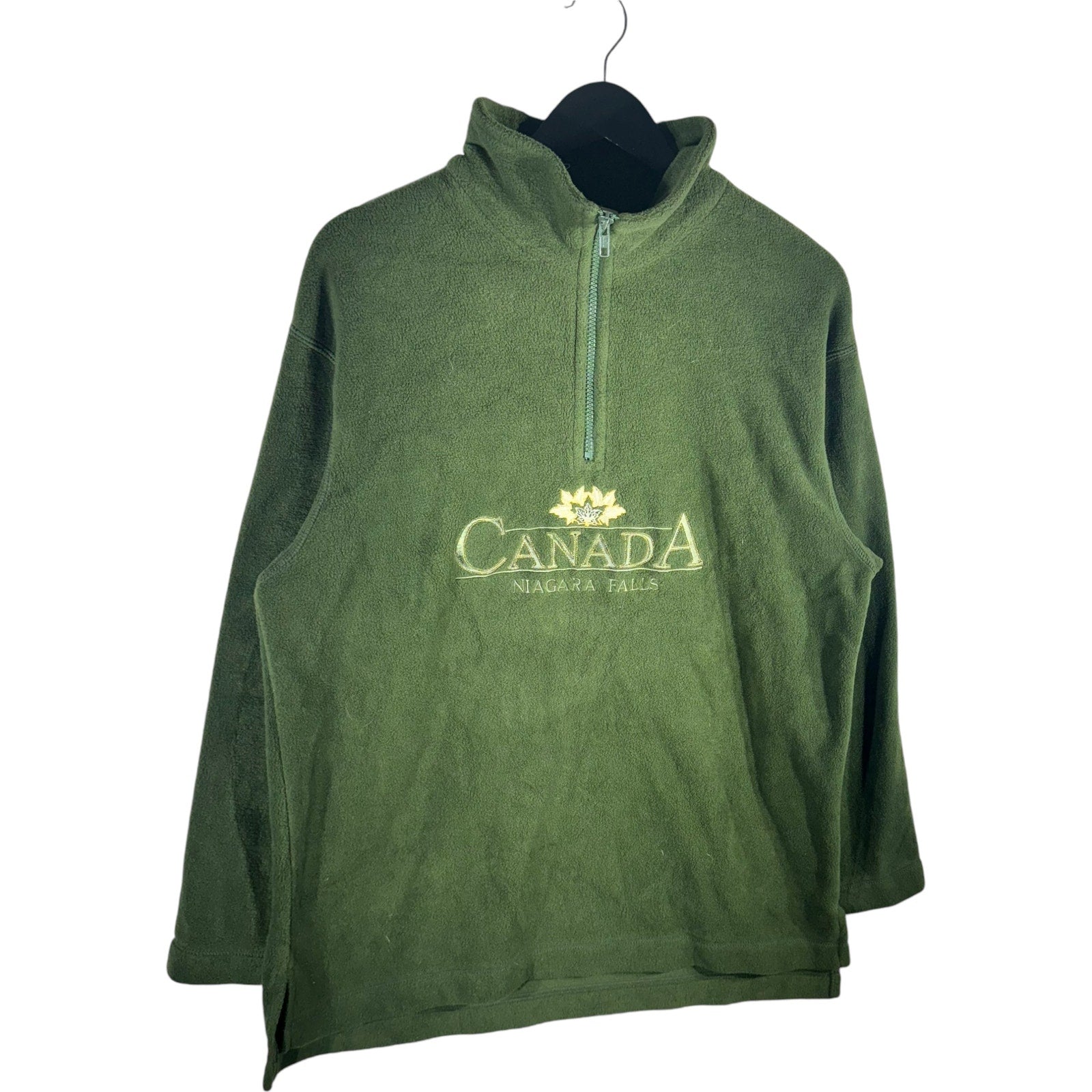 Collection of Vintage Niagara Falls Canada 1/4 Zip Fleece in a gallery layout