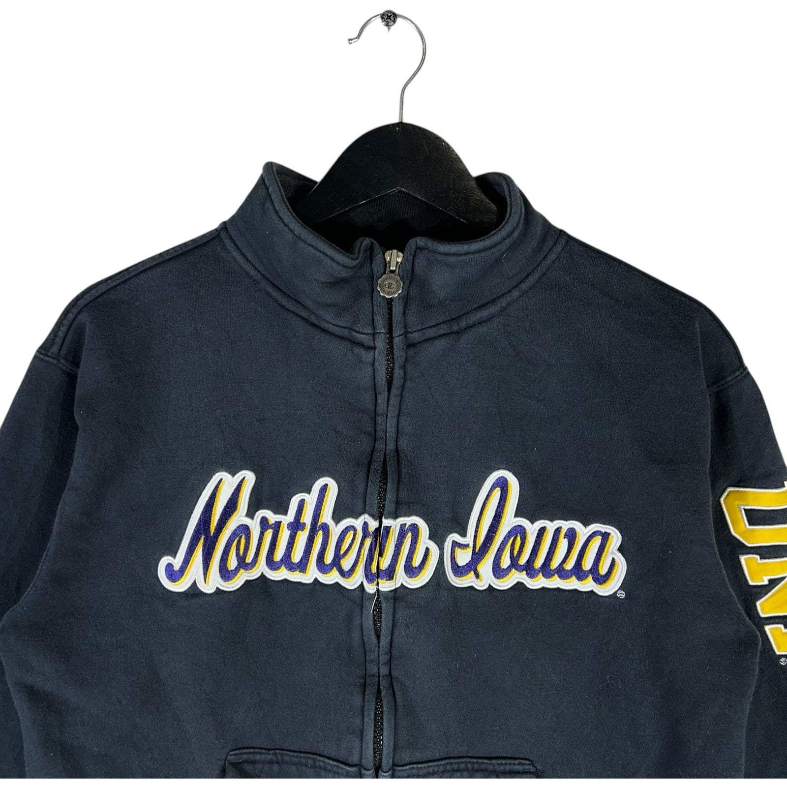 Collection of Champion University Of Northern Iowa Full Zip Sweatshirt in a gallery layout