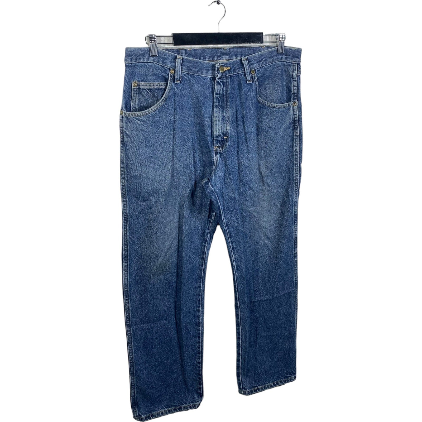 Collection of Wrangler Zip Fly Straight Leg Denim Pants in a gallery layout