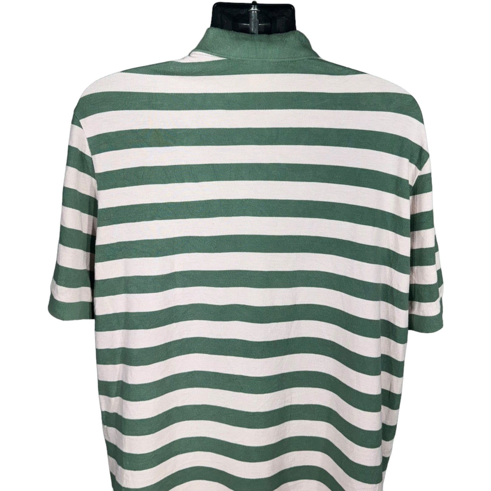 Collection of Lacoste Striped Women's Short Sleeve Polo in a gallery layout