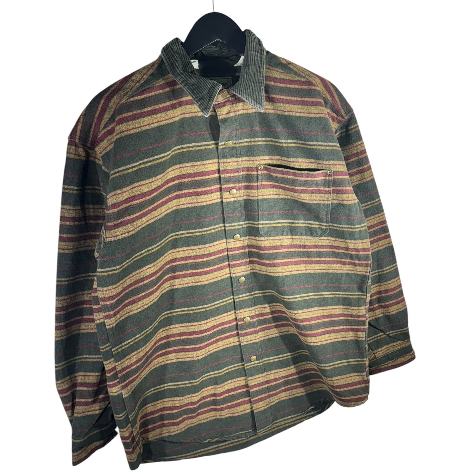 Collection of L.L. Bean Long Sleeve Striped Button Up in a gallery layout