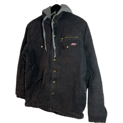 Collection of Genuine Dickies Denim Hoodie Full Zip work Jacket in a gallery layout