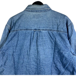 Collection of Weatherproof Fleece Lined Denim Button Down in a gallery layout