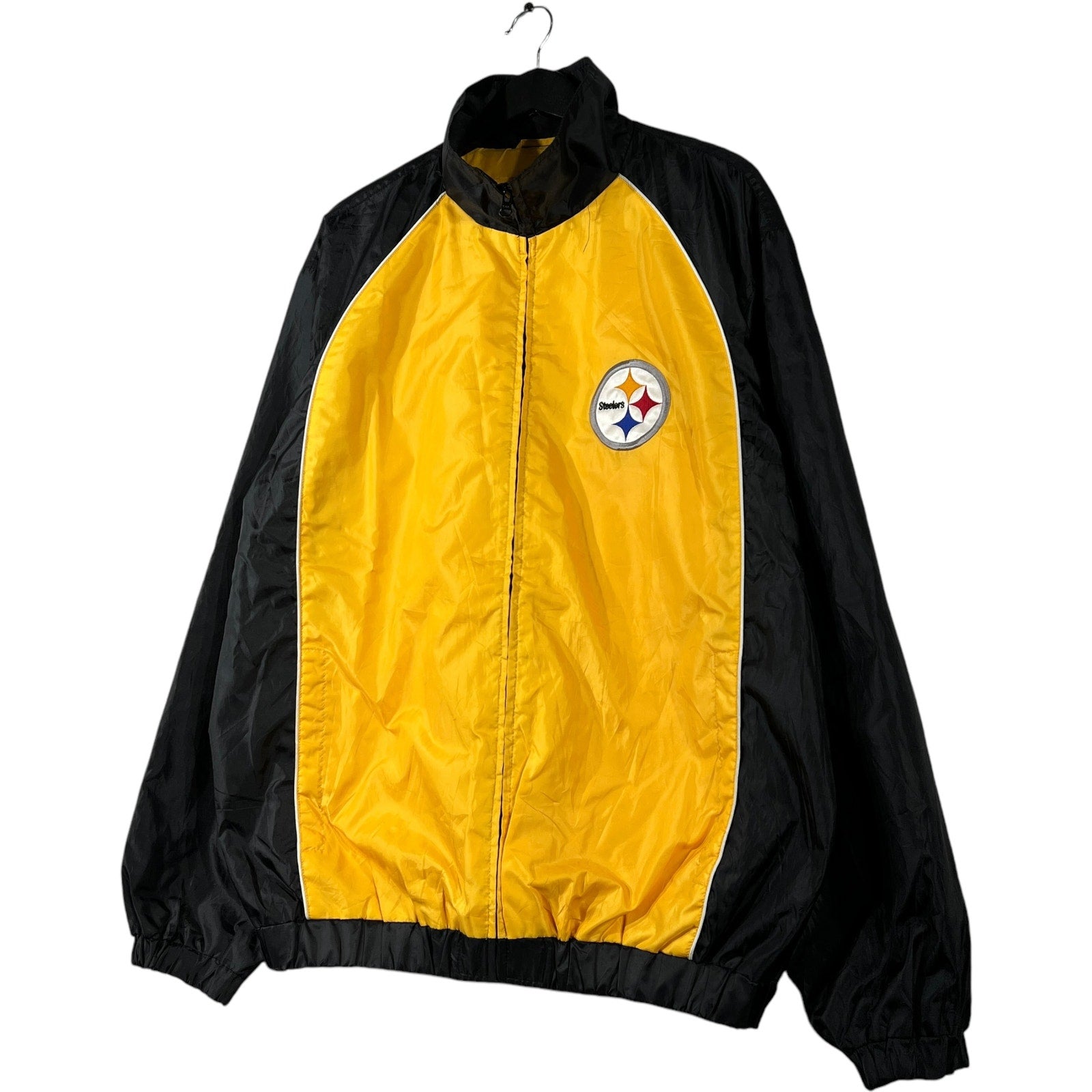 Collection of Pittsburgh Steelers NFL Full Zip Windbreaker in a gallery layout