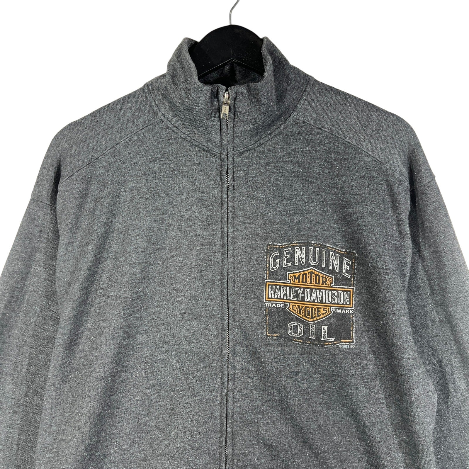 Collection of Harley Davidson Full Zip Light Jacket in a gallery layout