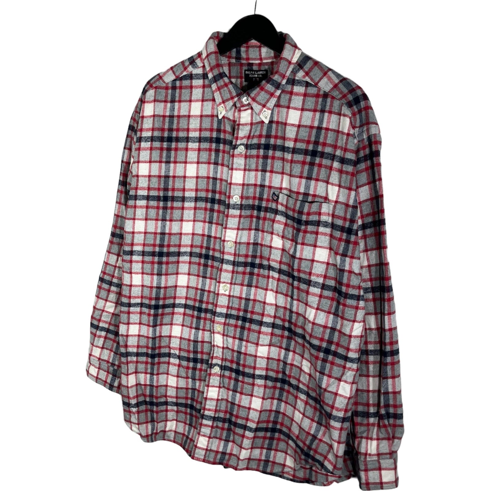 Collection of Ralph Lauren Jeans Co. Plaid Long Sleeve Flannel in a gallery layout