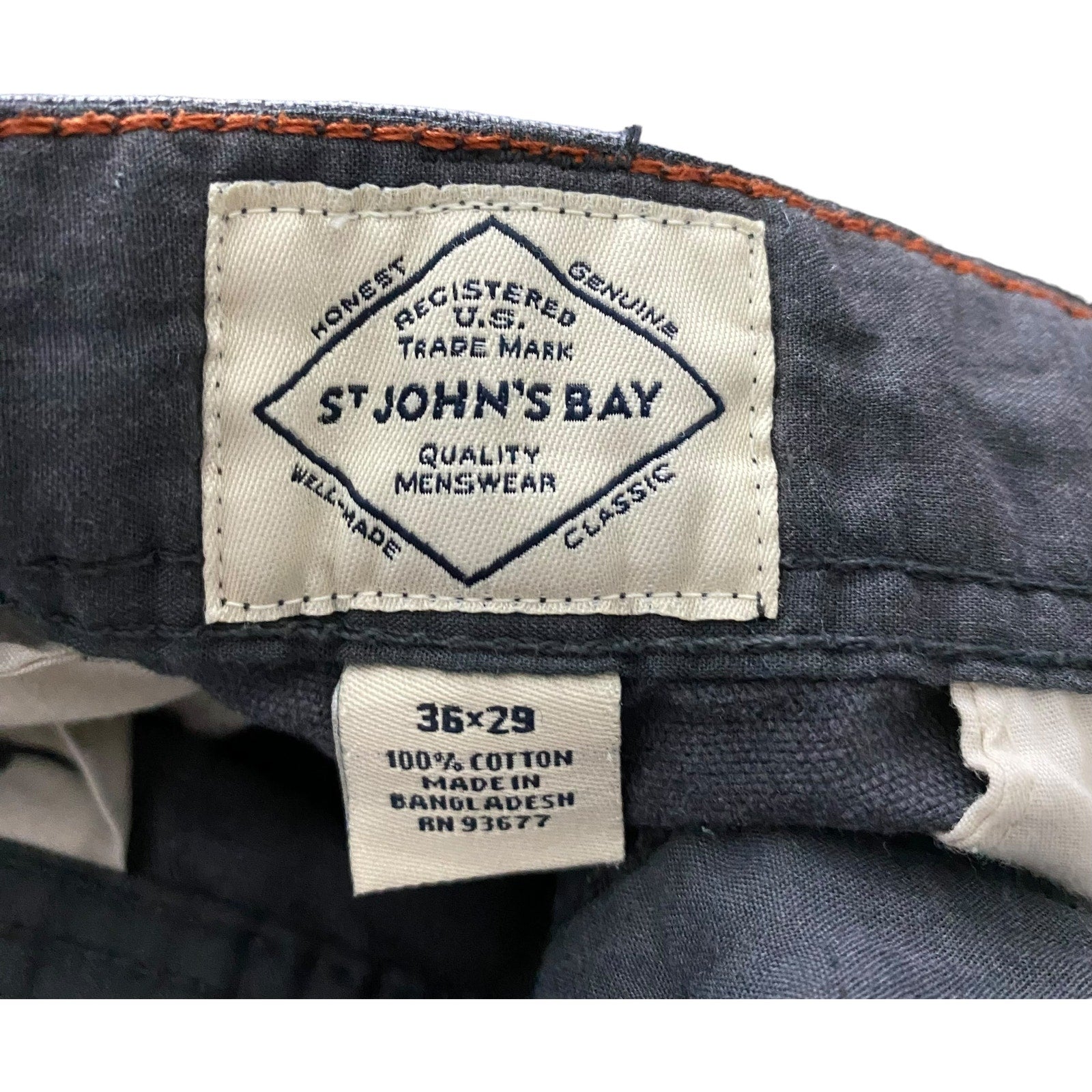 Collection of St. John's Bay Cargo Zip Fly Pants in a gallery layout