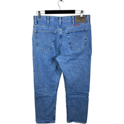 Collection of Wrangler Denim Regular Fit Straight Leg Jeans in a gallery layout