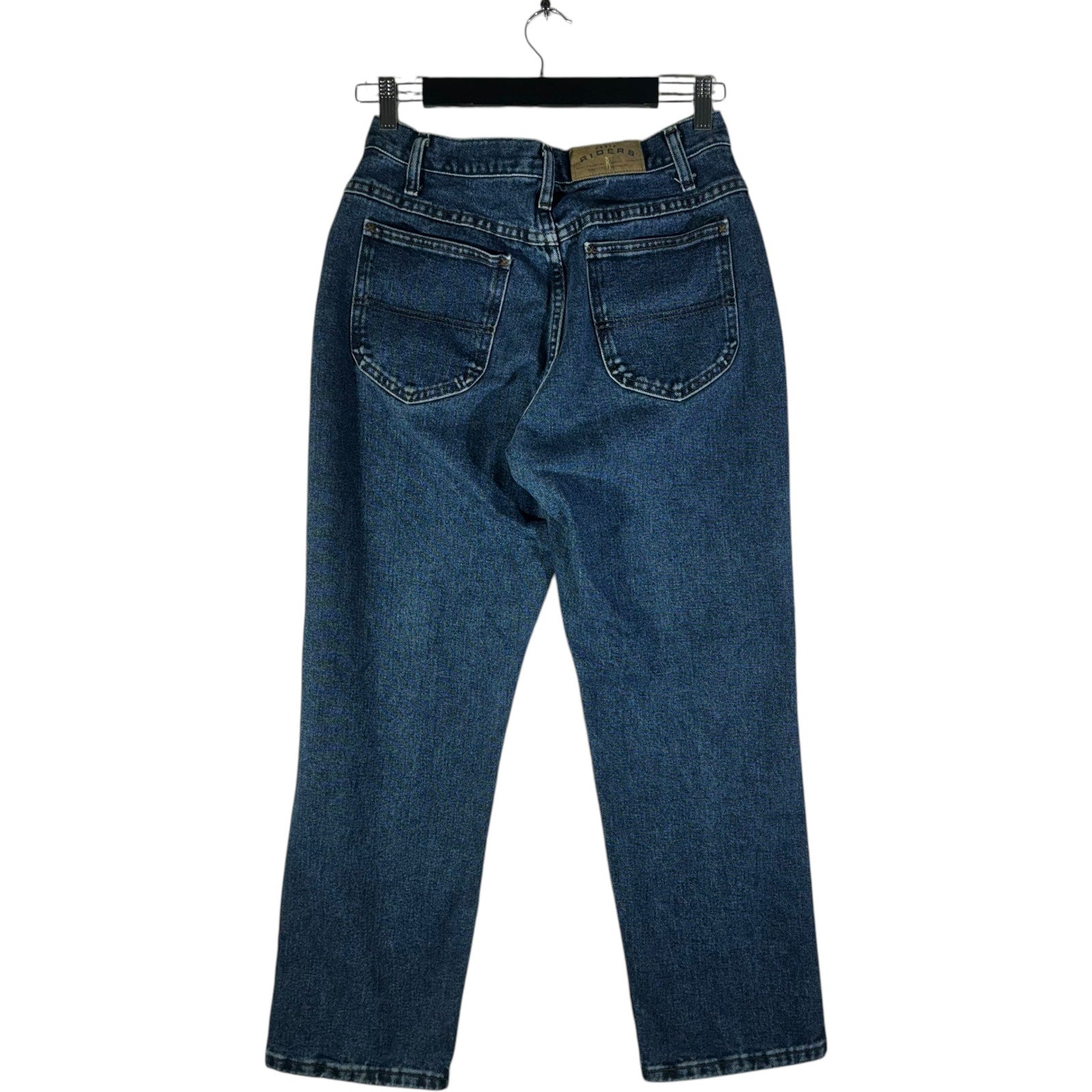 Collection of Vintage Riders Denim Straight Leg Jeans 24x27 in a gallery layout