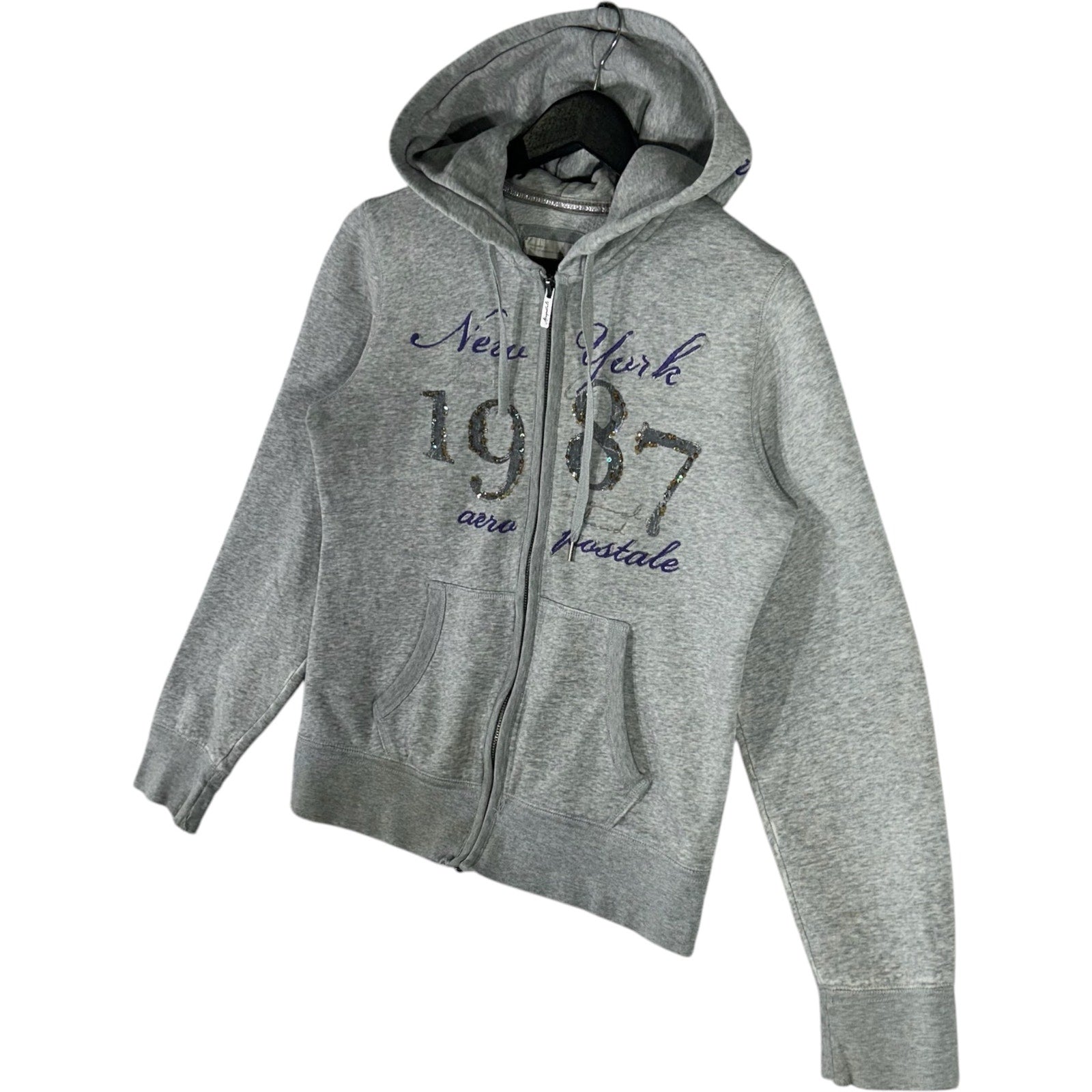 Collection of Women's Aeropostale Zip-Up Hoodie in a gallery layout