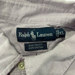 Collection of Vintage Ralph Lauren "Big Shirt" Long Sleeve Button Down in a gallery layout