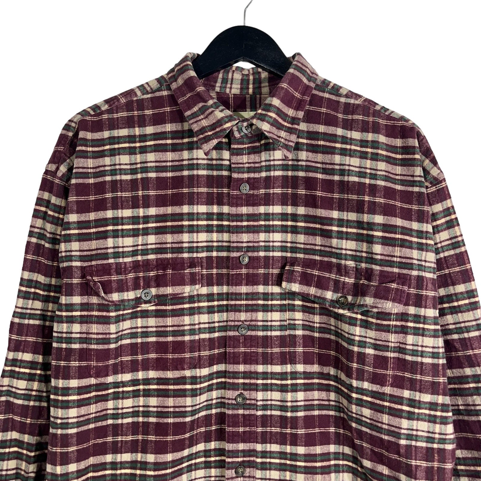 Collection of Eddie Bauer Long Sleeve Flannel in a gallery layout