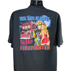 Collection of "Feel Safe At Night" Fire Fighter Tee in a gallery layout