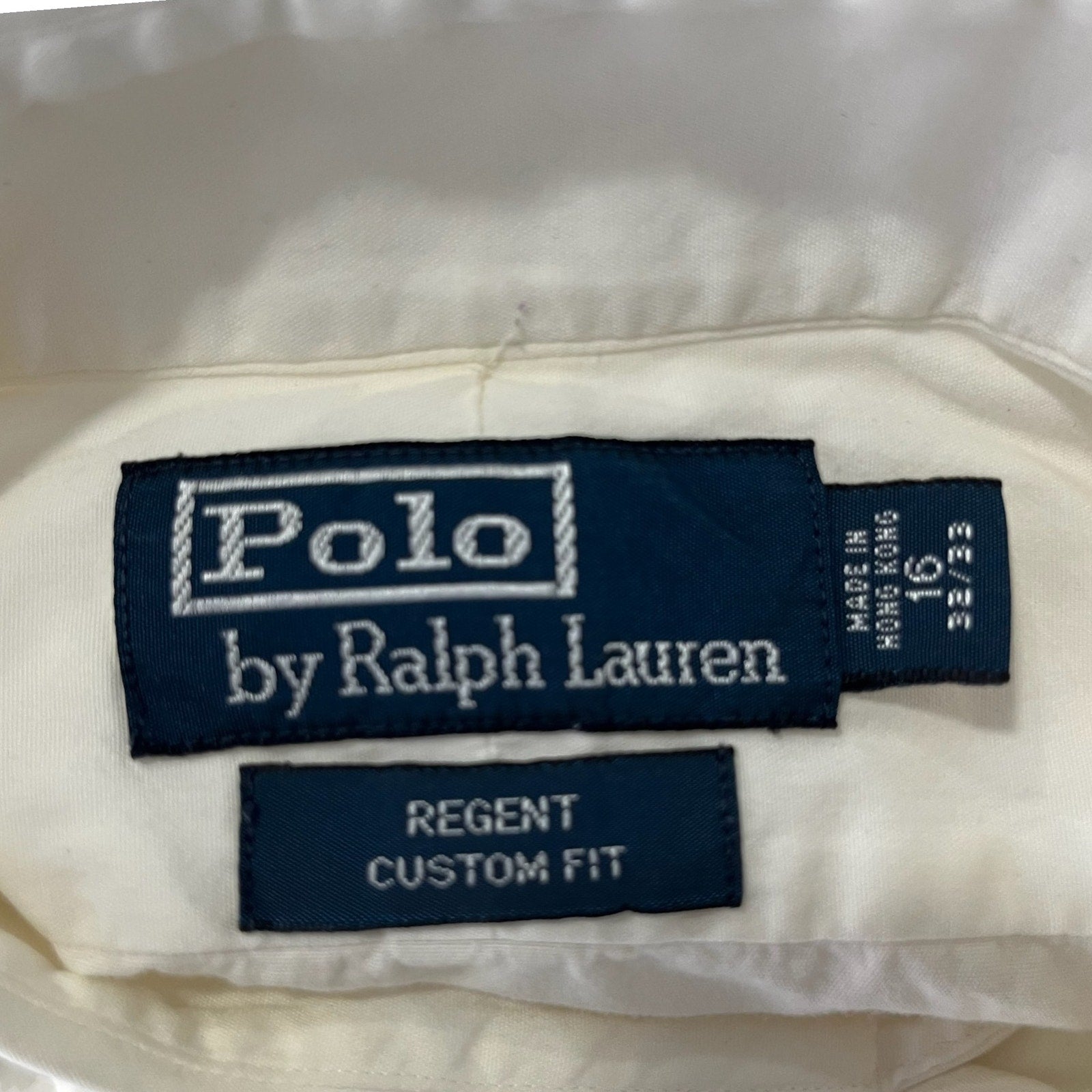 Collection of Vintage Polo Ralph Lauren Custom Fit Long Sleeve Dress Shirt in a gallery layout