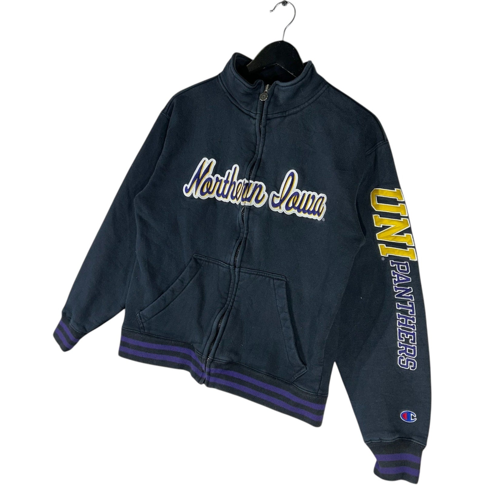 Collection of Champion University Of Northern Iowa Full Zip Sweatshirt in a gallery layout