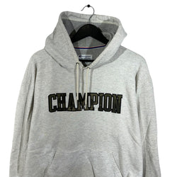 Collection of Champion Camouflage Print Spellout Hoodie in a gallery layout