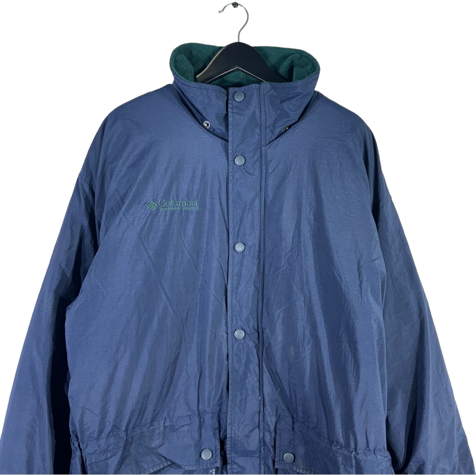 Collection of Columbia Button Down Puffer Jacket in a gallery layout