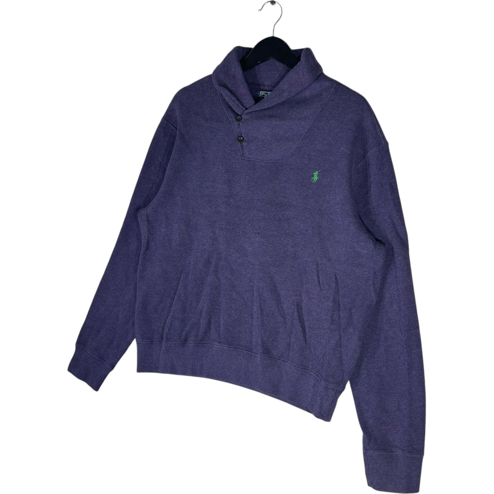 Collection of Polo Ralph Lauren Shawl Collar Sweater in a gallery layout