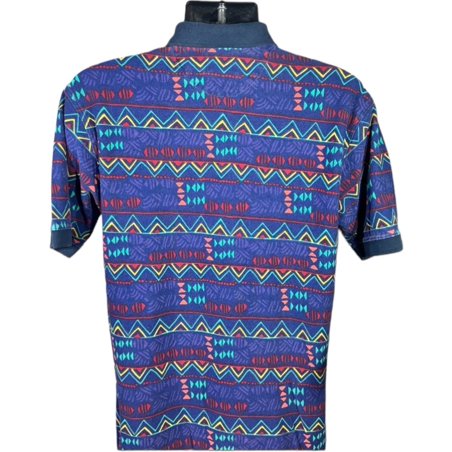 Collection of Arizona Jean Company Abstract Graphic Short Sleeve Polo in a gallery layout