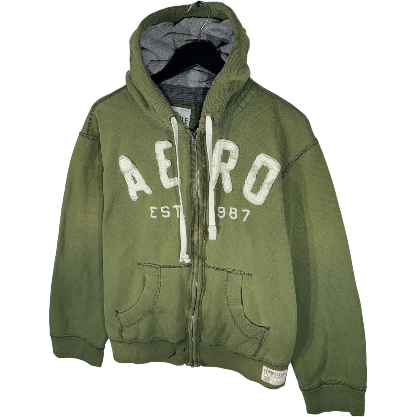 Collection of Aeropostale Full Zip Hoodie in a gallery layout