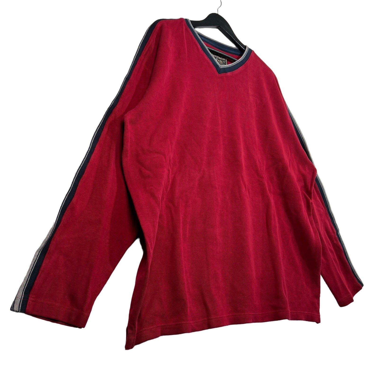 Collection of Abercrombie & Fitch V-Neck Sweater in a gallery layout