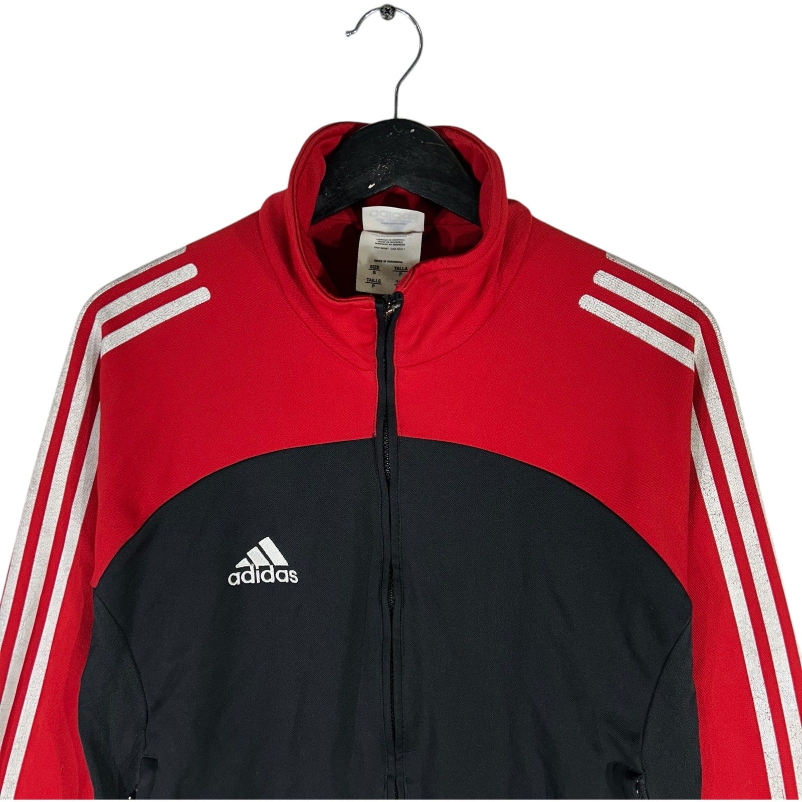 Collection of Adidas Mini Logo Full-Zip Light Jacket in a gallery layout