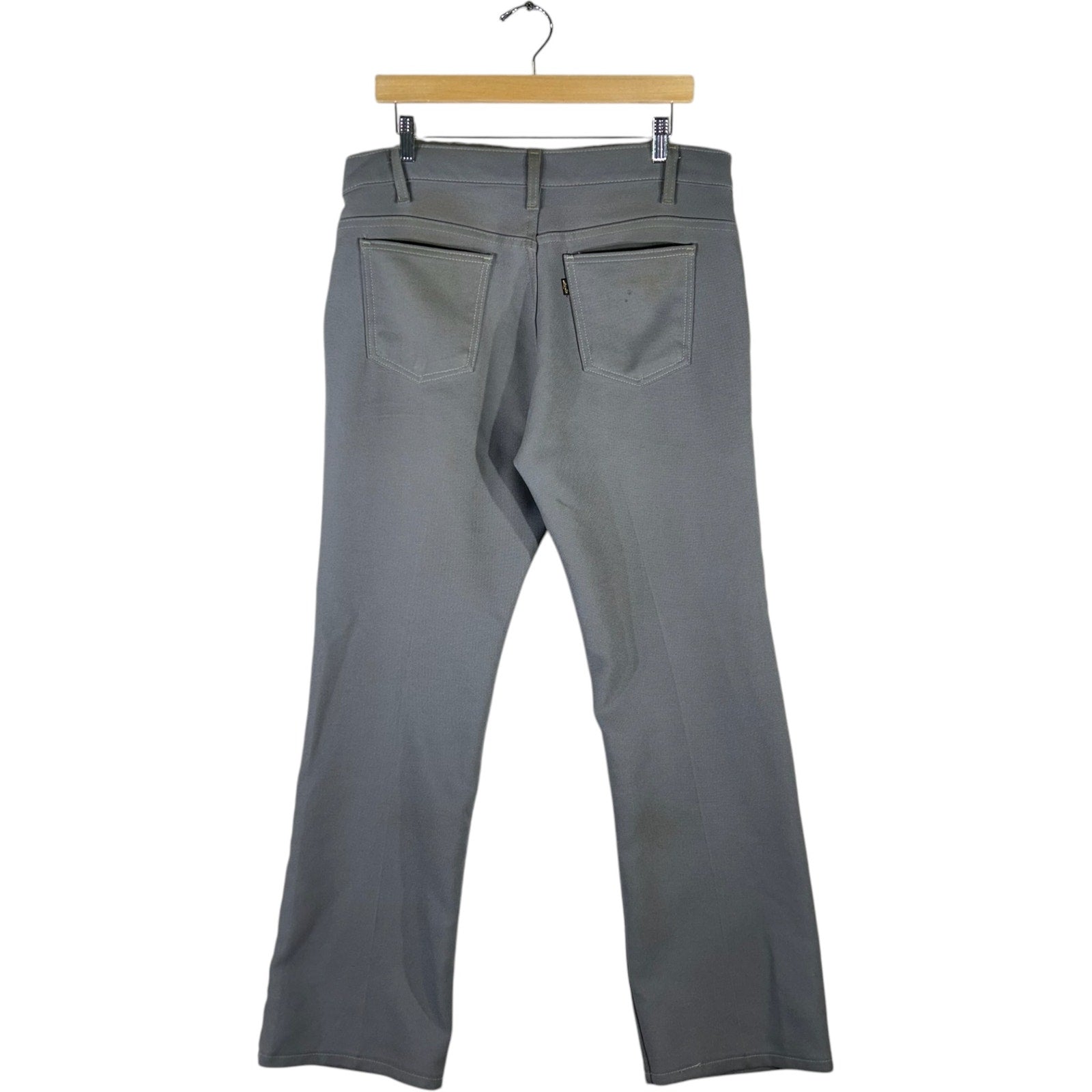 Collection of Vintage Levi's Black Tag Dacron Straight Leg Pants 35x30 in a gallery layout